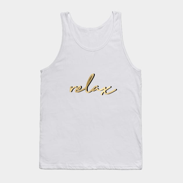 Relax Tank Top by RosegoldDreams